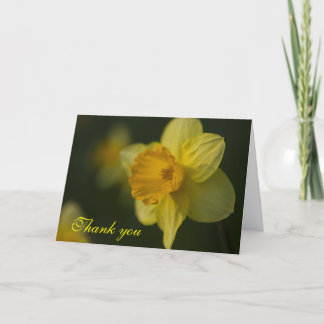Daffodil Danke-Card Dankeskarte