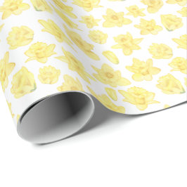 Daffodil Ditzy Floral Geschenkpapier