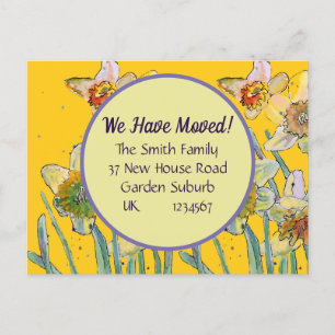 Daffodil Flower Nouvelle Adresse Carte Postale Nou