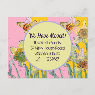 Daffodil Flower Nouvelle Adresse Carte Postale Nou