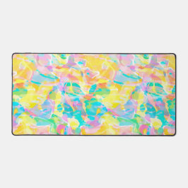 Daffodil-Gelbe Pastel Abstrakt Schreibtischunterlage