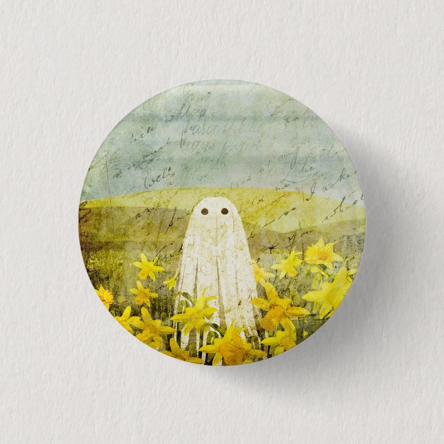 Daffodil Ghost Button (Vorderseite)