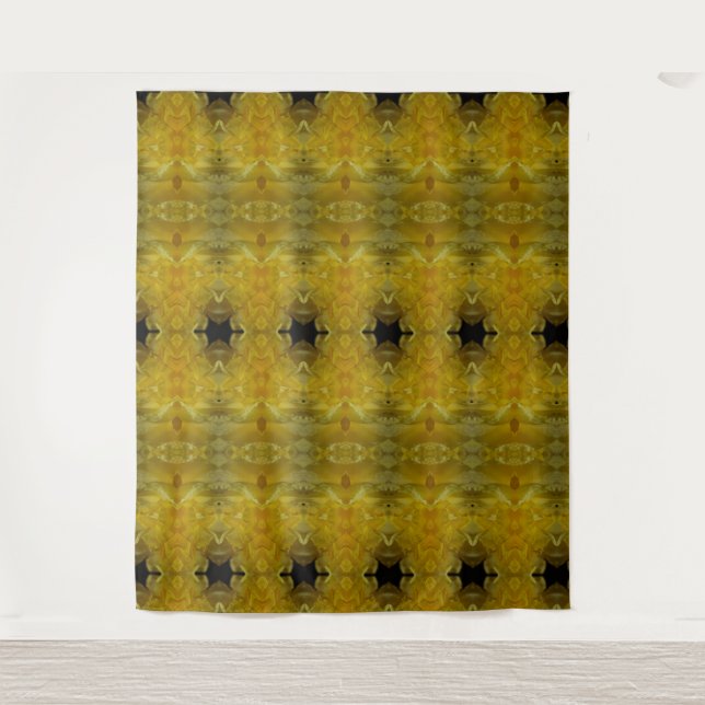 Daffodil Ikat Wandteppich (Vorderseite)