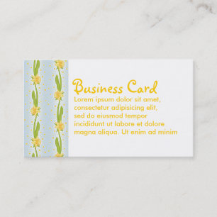 Daffodil Pattern Visitenkarte