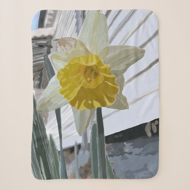 Daffodil Small Sherpa Blanket Sherpadecke (Vorderseite)