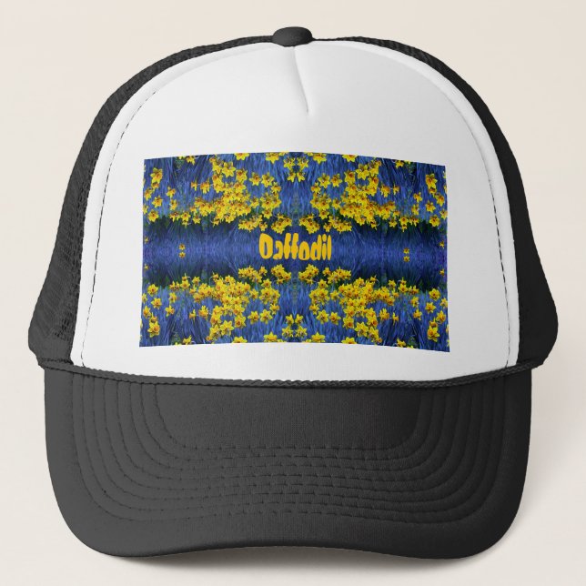 Daffodil Spring Fantasy Truckerkappe (Vorderseite)