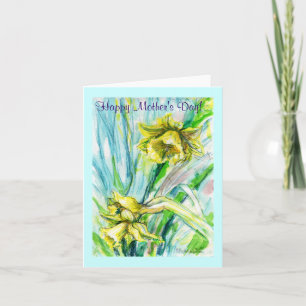 Daffodil Spring Mother's Day Card Karte
