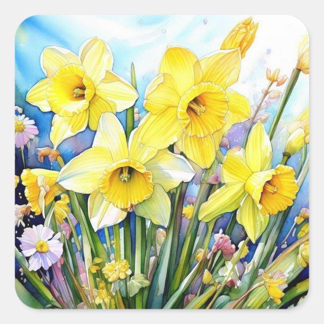 Daffodil Stickers (Vorderseite)
