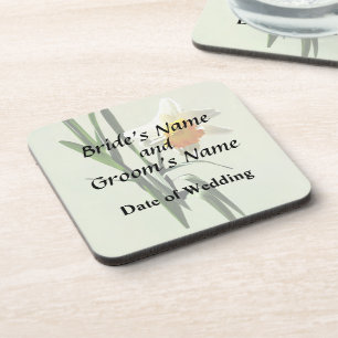 Daffodil Taking a Bow Wedding Products Getränkeuntersetzer