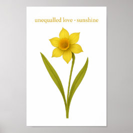 Daffodil — Ungeachtete Liebe, Sonnenschein Poster