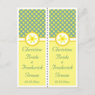 Daffodil Wedding, Souvenir 2x Lesezeichen Postkart Postkarte