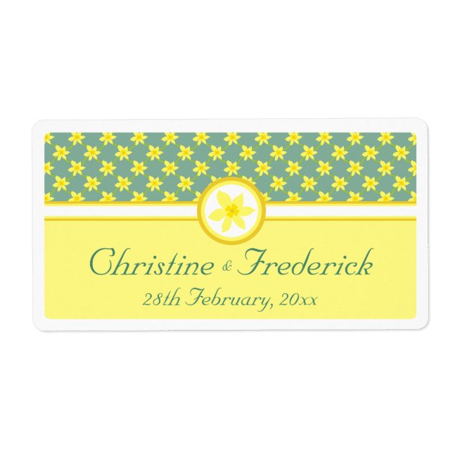 Daffodil Wedding, Souvenirmarken (Vorne)