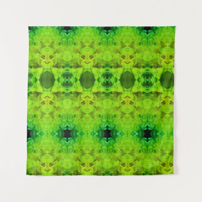 Daffodil X GL Ikat 8 Duschvorhang Wandteppich (Vorderseite)