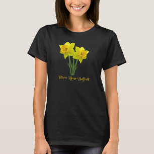 Daffodil Yellow River Daffodils Blume Botanisch T-Shirt