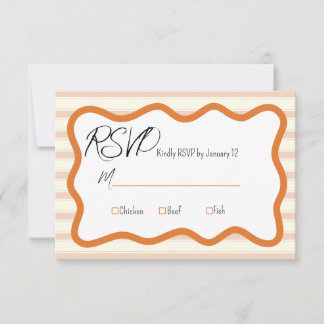 Daffodile de la carte RSVP de mariage