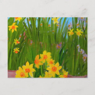 Daffodils: Susan Payne-Trutna Postkarte