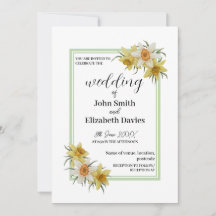 Daffodique Faire-part de mariage