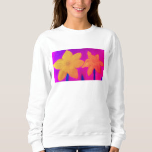 Daffodique Sweatshirt en fleur - Chalk Pastel fait