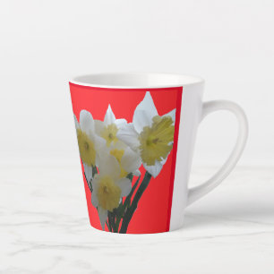 Daffodiques de glace Conception Latte Mug