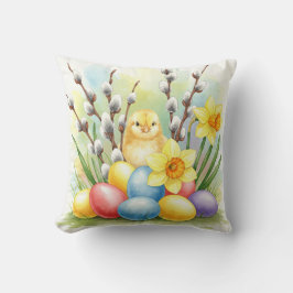 Daffodiques de poussins de Pâques, Coussin de tuli