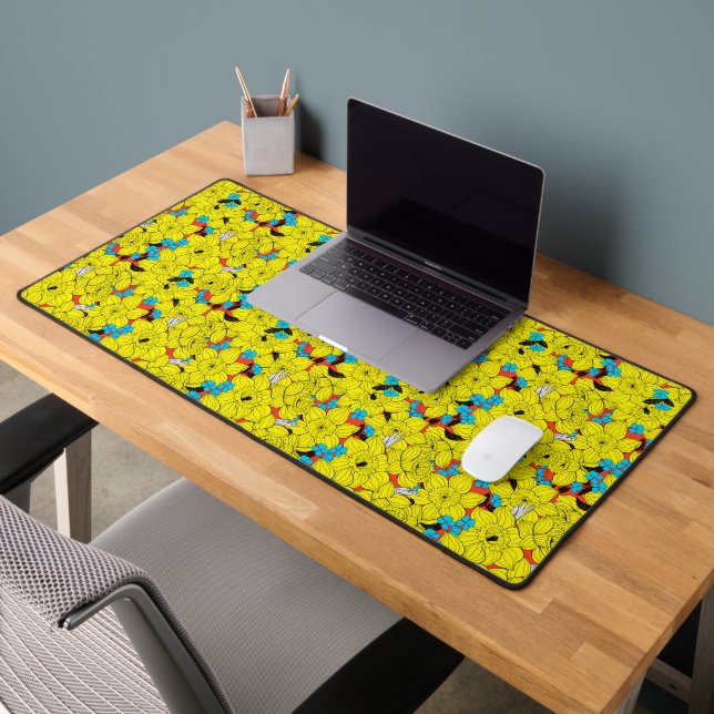 Daffodiques motif floral printanier (Bureau 2)