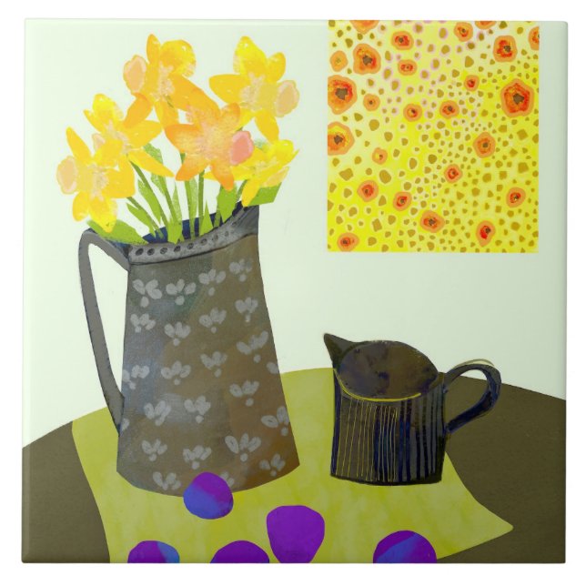 Daffodis Keramik Küche Tile Fliese (Vorderseite)