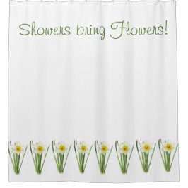 Daffodische Blume Duschvorhang