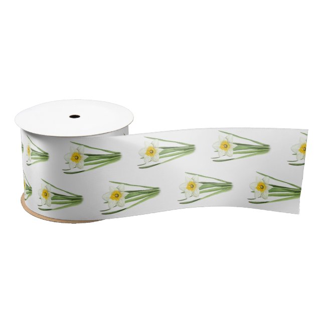 Daffodische Blume Satinband (Spule)