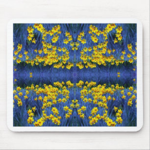 Daffodische Frühlingsfantasie Mousepad