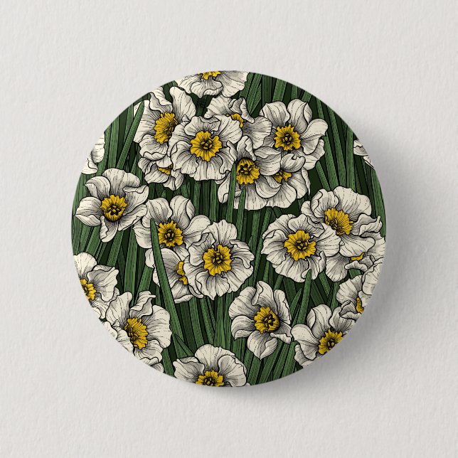 Daffodischer Garten Button (Vorderseite)