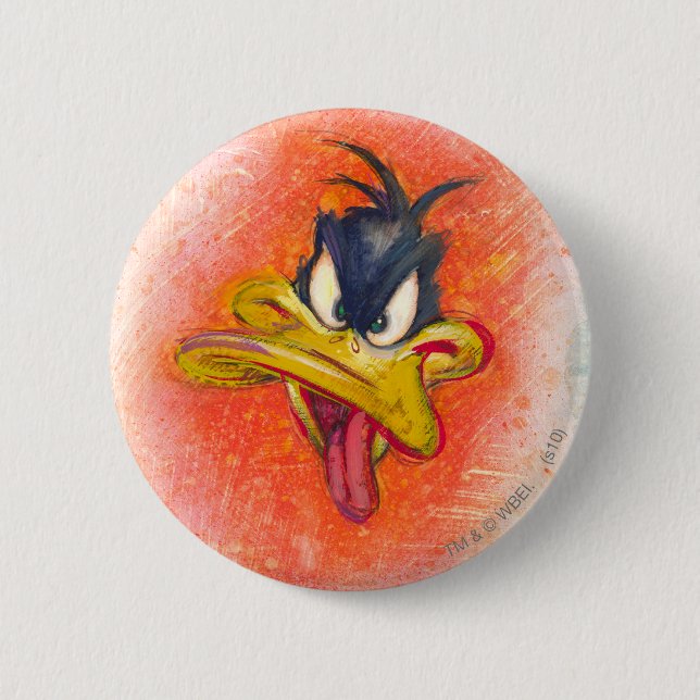 DAFFY DUCK™ in Orange Button (Vorderseite)