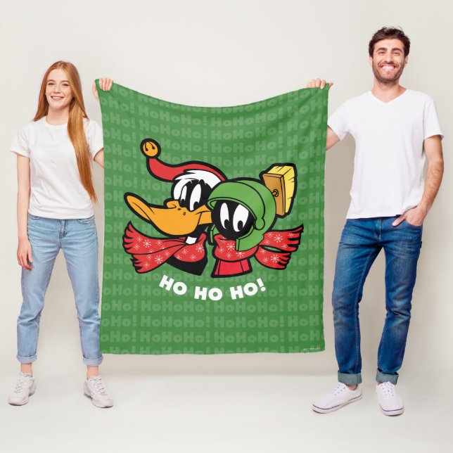 DAFFY DUCK™ & MARVIN MARTIAN™ "Ho Ho!" Fleecedecke (Beispiel)