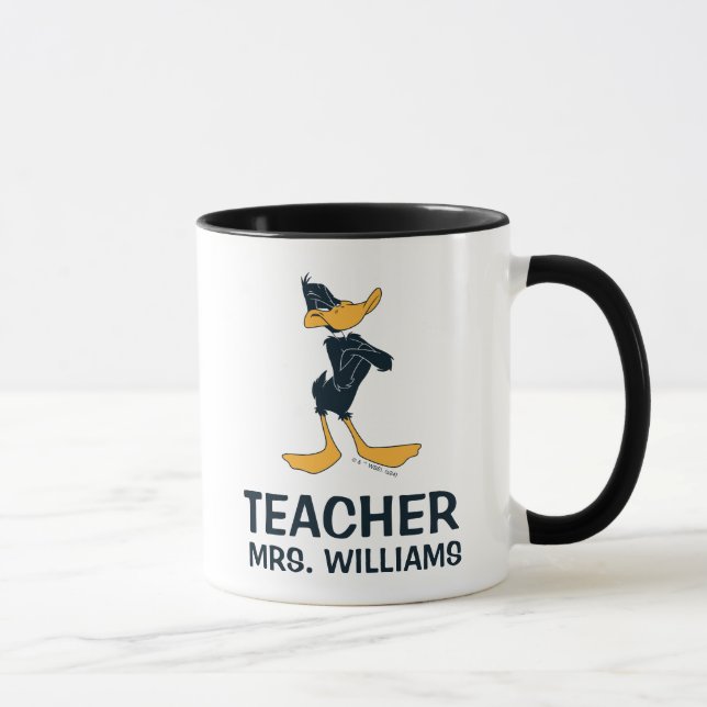 DAFFY DUCK™ mit überfülltem Waffenlehrer Tasse (Rechts)