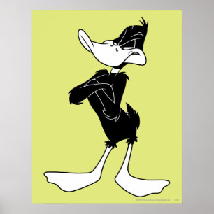 DAFFY DUCK™ mit überquerten Waffen Poster