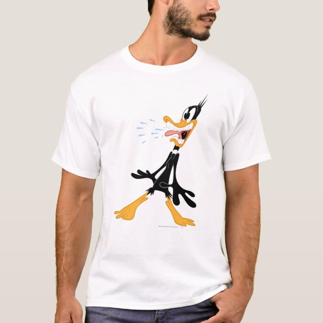 DAFFY DUCK™ Scared T-Shirt (Vorderseite)