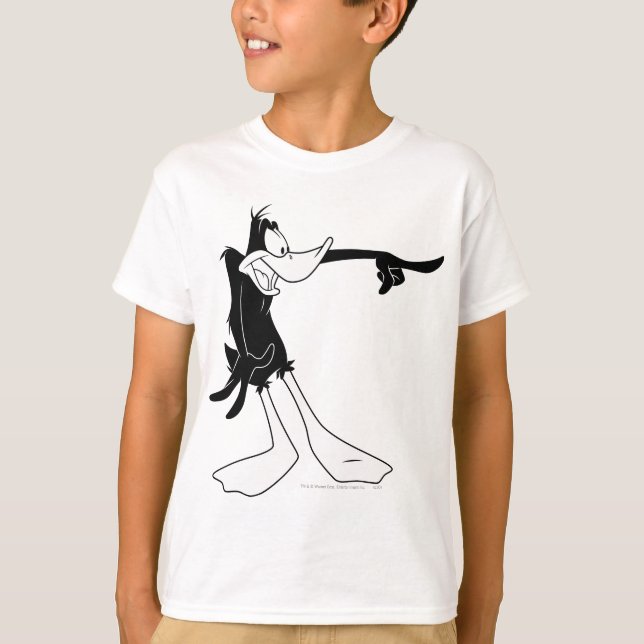 DAFFY DUCK™ Shocked and Point T-Shirt (Vorderseite)