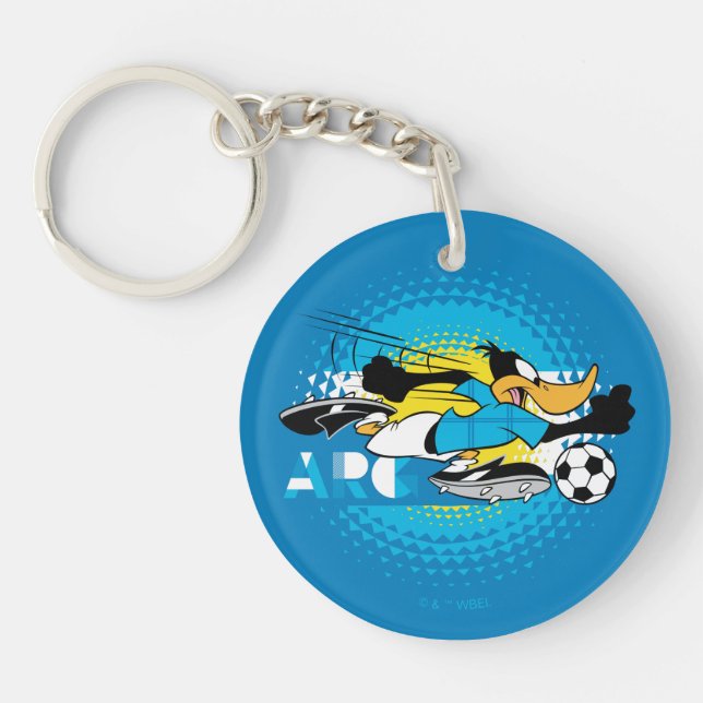 DAFFY DUCK™ Team Argentina Soccer Graphic Schlüsselanhänger (Vorderseite)
