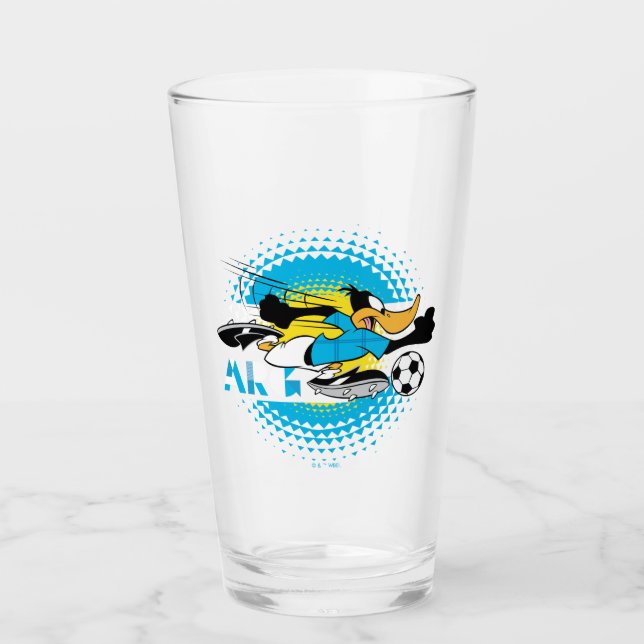 DAFFY DUCK™ Team Argentinien Fußball-Grafik Glas (Vorderseite)