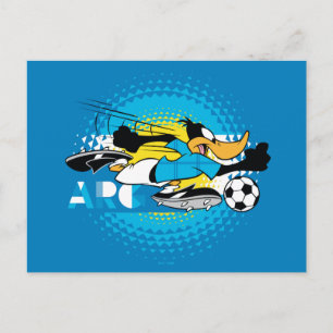 DAFFY DUCK™ Team Argentinien Fußball-Grafik Postkarte