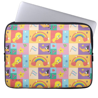 DAFFY DUCK™ & TWEETY™ - Pride-Muster Laptopschutzhülle