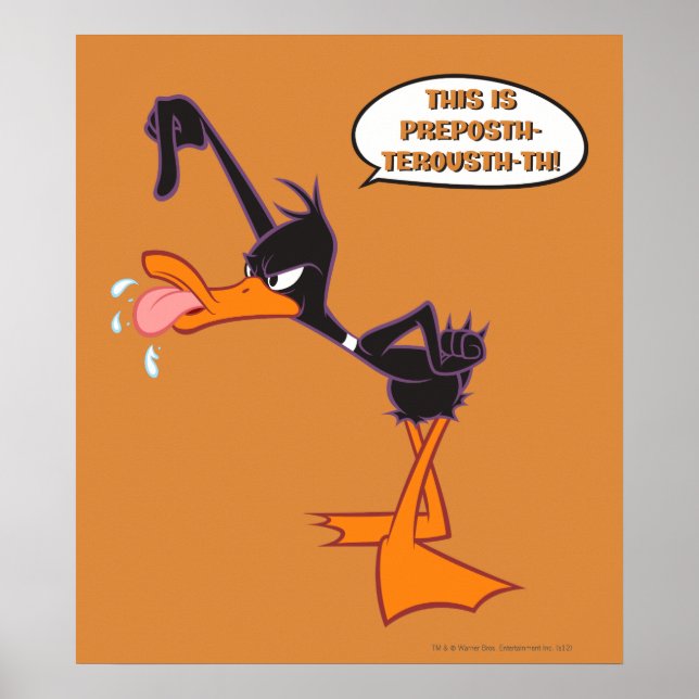 Daffy Speech Bubble Poster (Vorne)