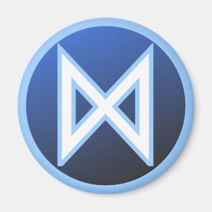 Dagaz Daeg Rune Magnet