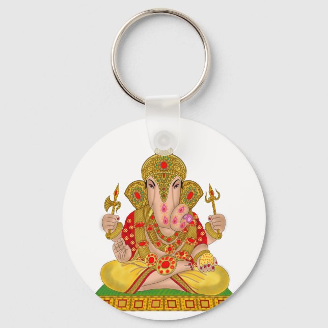 Dagduseth Ganesha Schlüsselanhänger (Vorderseite)