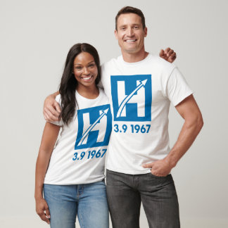 Dagen H 1967 Sweden Traffic Switch Historic Blue T T-Shirt