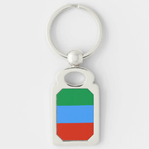 Dagestan-Flagge Schlüsselanhänger