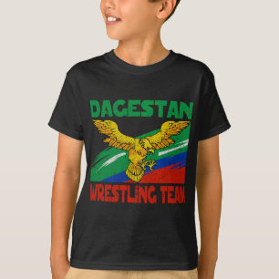Dagestan Wrestling Team. Kaukasus Kämpfendes T-Shi T-Shirt