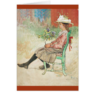Dagmar dans le jardin