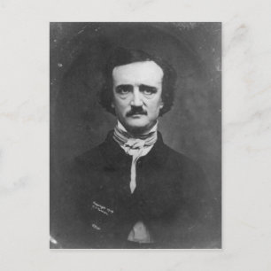 Daguerreotyp von Edgar Allan Poe von C.T. Tatman Postkarte