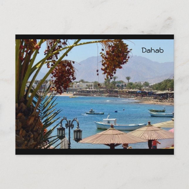 Dahab Bay - Ägypten Postkarte (Vorderseite)