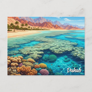Dahab Egypt Travel Postkarte